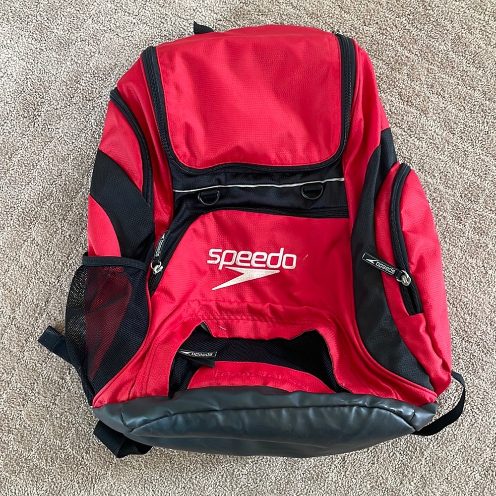 Speedo Red swim bag- good condition